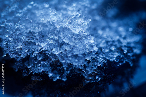 texture of frozen ice crystals © Thomas