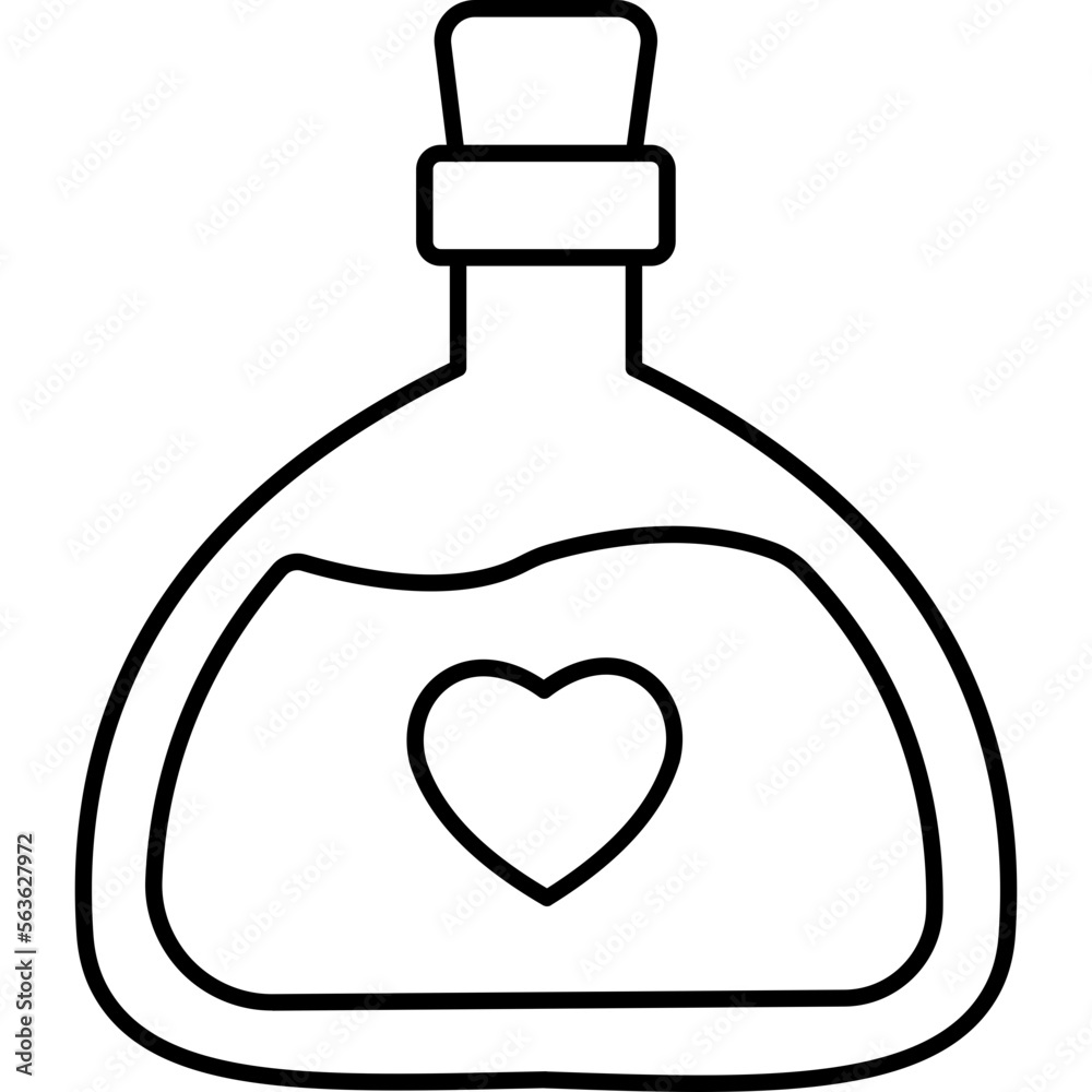 Fototapeta premium Love Potion which can easily edit or modify