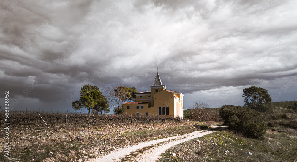 Fototapeta premium church in the countryside