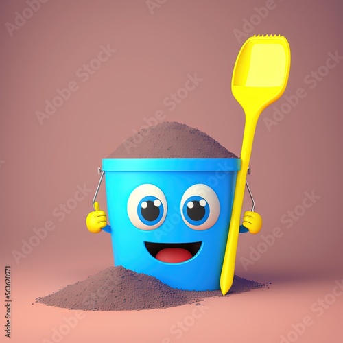 Cute Cartoon Toy Shovel and...