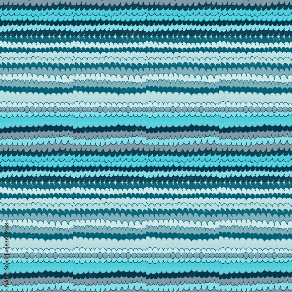 Doodle zig zag lines mosaic ornament. Hand drawn wave seamless pattern. Scribble stripes print wallpaper. Doodle zig zag lines mosaic ornament. Hand drawn wave seamless pattern. Scribble stripes print wallpaper.
