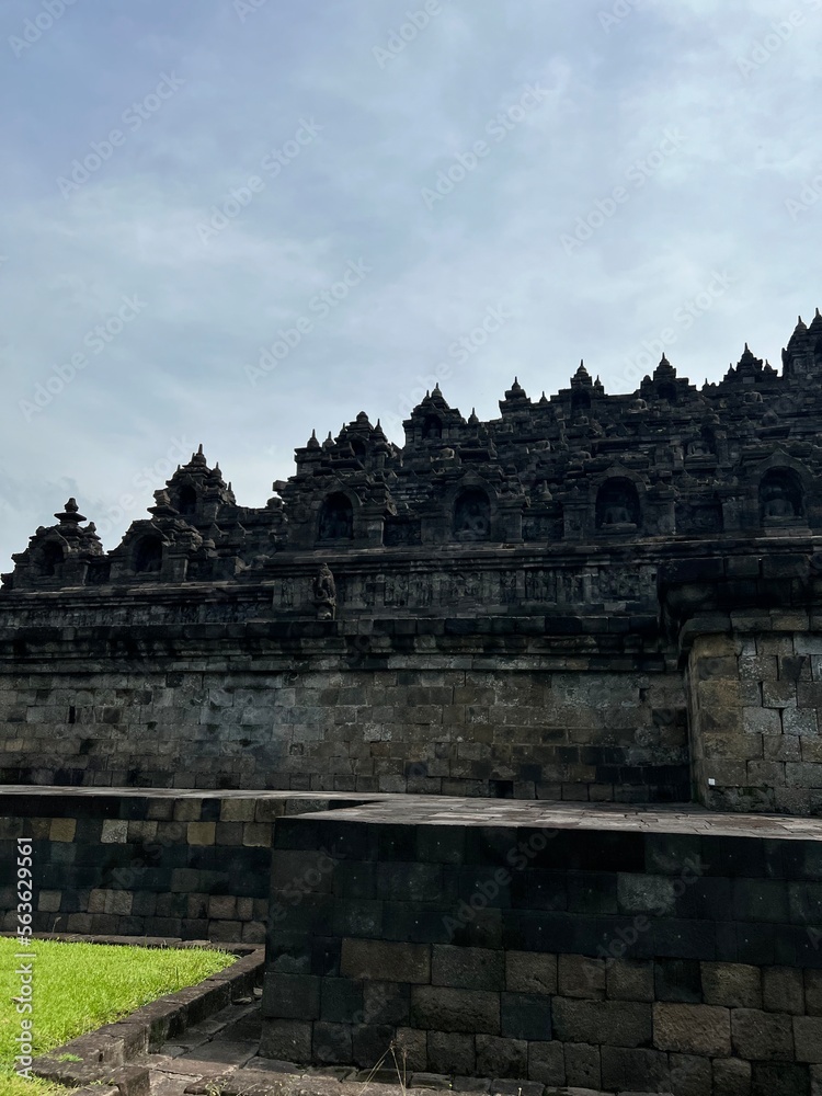 the beauty of Borobudur temple 