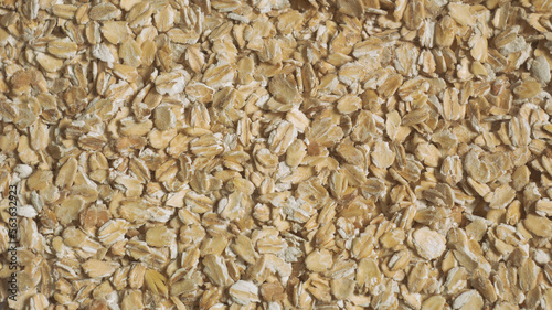 oatmeal top view, texture