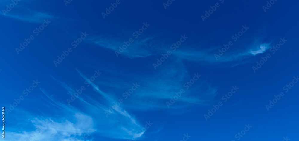 Amazing Beautiful white fluffy clouds on a bright blue sky background.clear sky cloudy background.