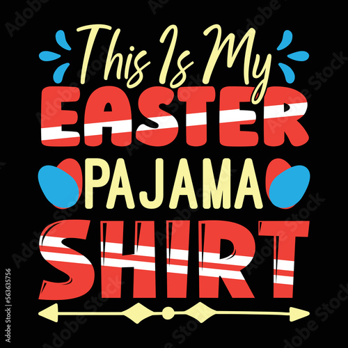Easter T-Shirt Design  Vector File.