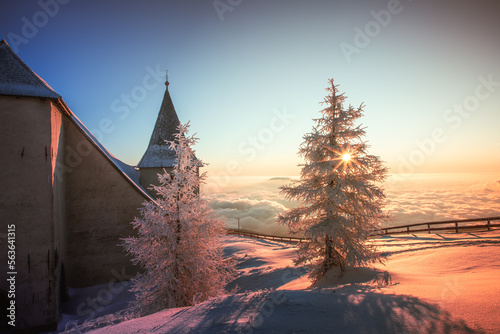 morning in the mountains