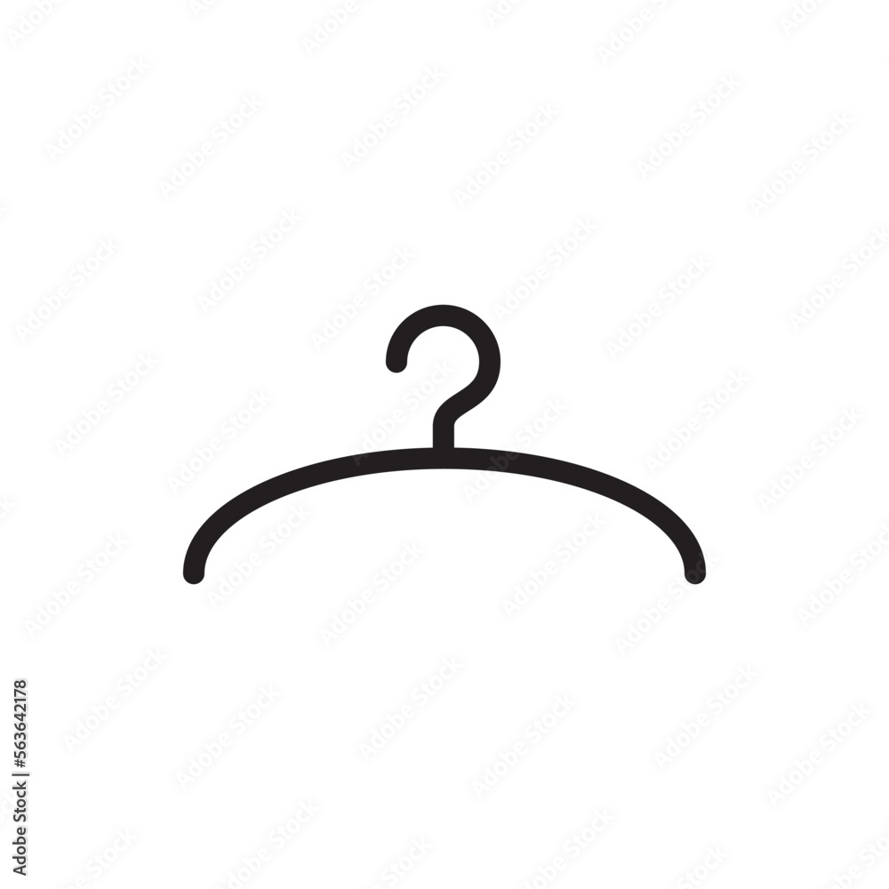 Hanger icon vector logo template Hanger icon vector logo template