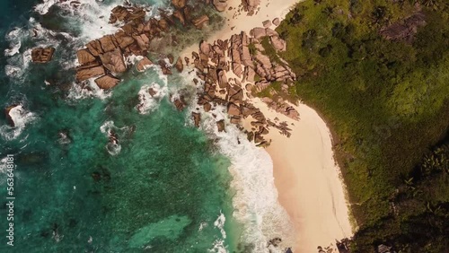 On the Beach in La Digue - Seychelles