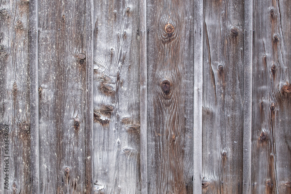 Fototapeta premium Dry, sun discolored wood boards