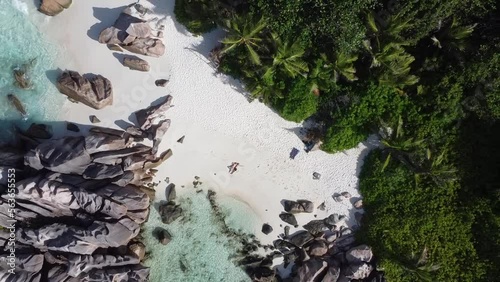 On the Beach in La Digue - Seychelles