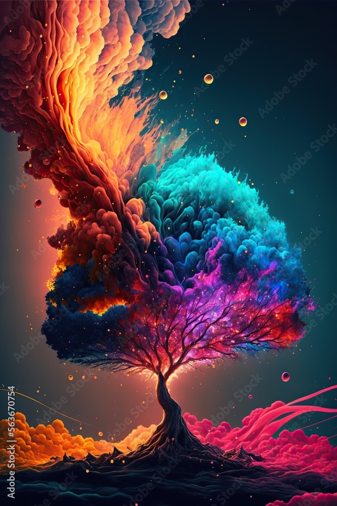 abstract colourful fantasy backgrounds.