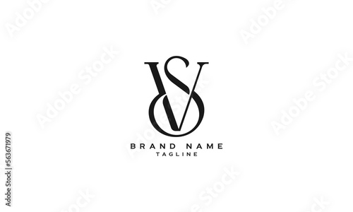 VSD, DVS, VS, SV, Abstract initial monogram letter alphabet logo design