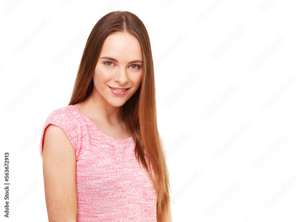 Beautiful young model portrait isolated on white. Beautiful young model portrait isolated on white.