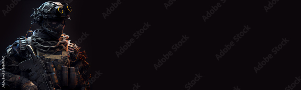 © Smart Future - Special forces soldier created with Generative Ai © Smart Future - Special forces soldier created with Generative Ai