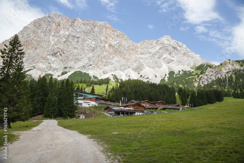 Trail to zugspitze ehrwald - tirol photo