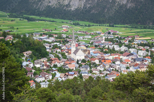 Town of Imst in Tirol, Austria