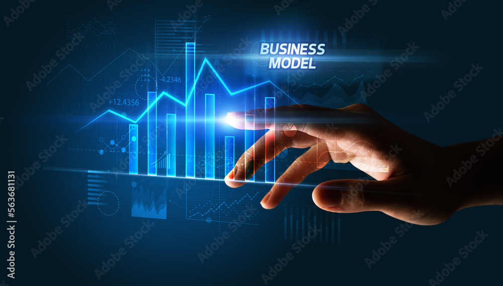 Hand touching business concept concept Hand touching business concept concept
