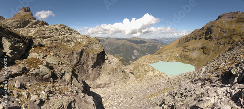 Schottensee lake on the Pizol, Swiss Alps photo