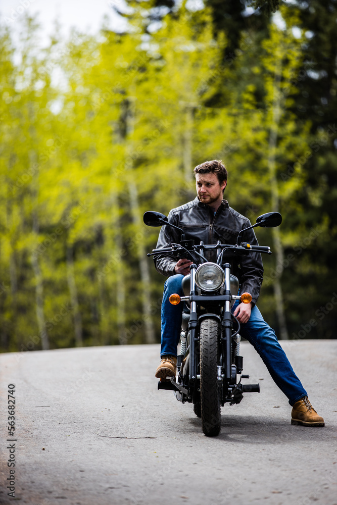 Man and Motorcycle 2
