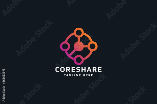 Core Share System Logo Template