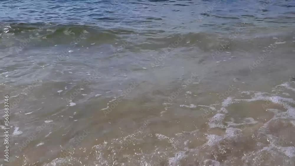 Waves at tropical beach caribbean sea clear turquoise water Mexico. Waves at tropical beach caribbean sea clear turquoise water Mexico.