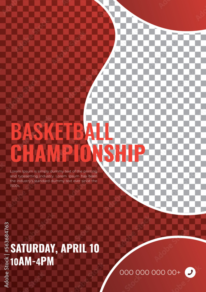 Sports Tournament Championship Competition A4 Size Flyer, Leaflet, Poster Template