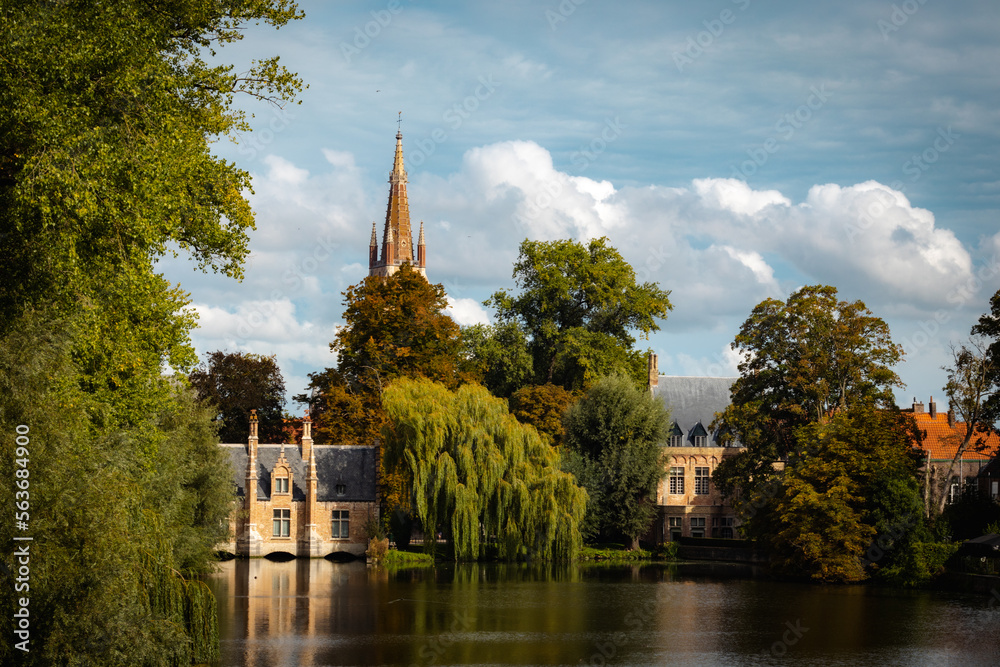 Naklejka premium Photos taken in the beautiful city of Bruges in Belgium