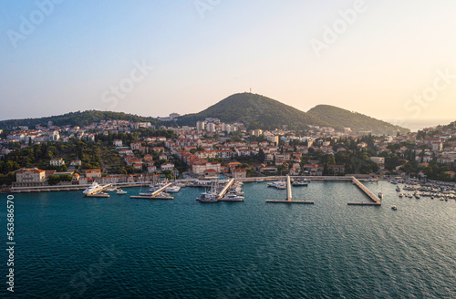 Dubrovnik Port at Sunset