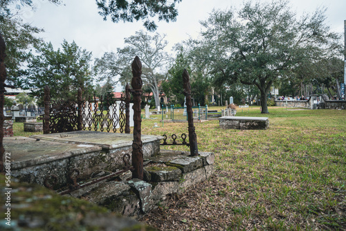 Huguenot Cemetery, a Protestant Cemetery for burials from 1821 to 1884, many who had yellow fever
