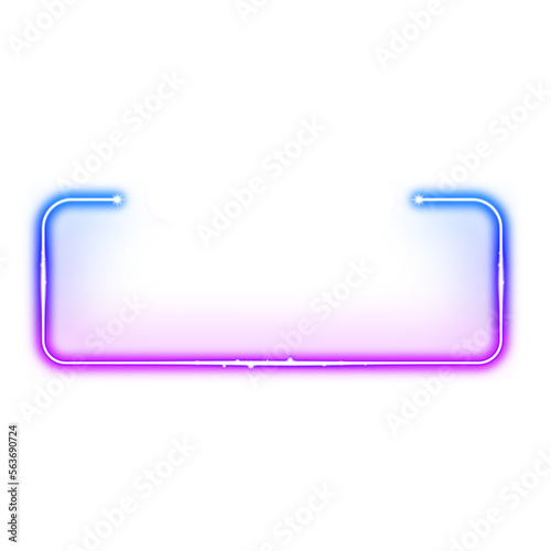 Glowing Neon Frame