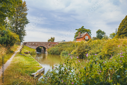 The Kennet and Avon Canal near Wilton, Wiltshire photo