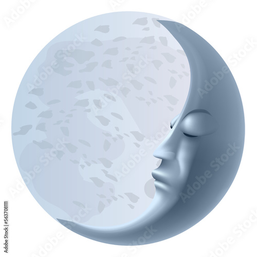 The moon is a character, the element of space, the element of magical images, fairy tales, cards, a symbol of change and mysticism