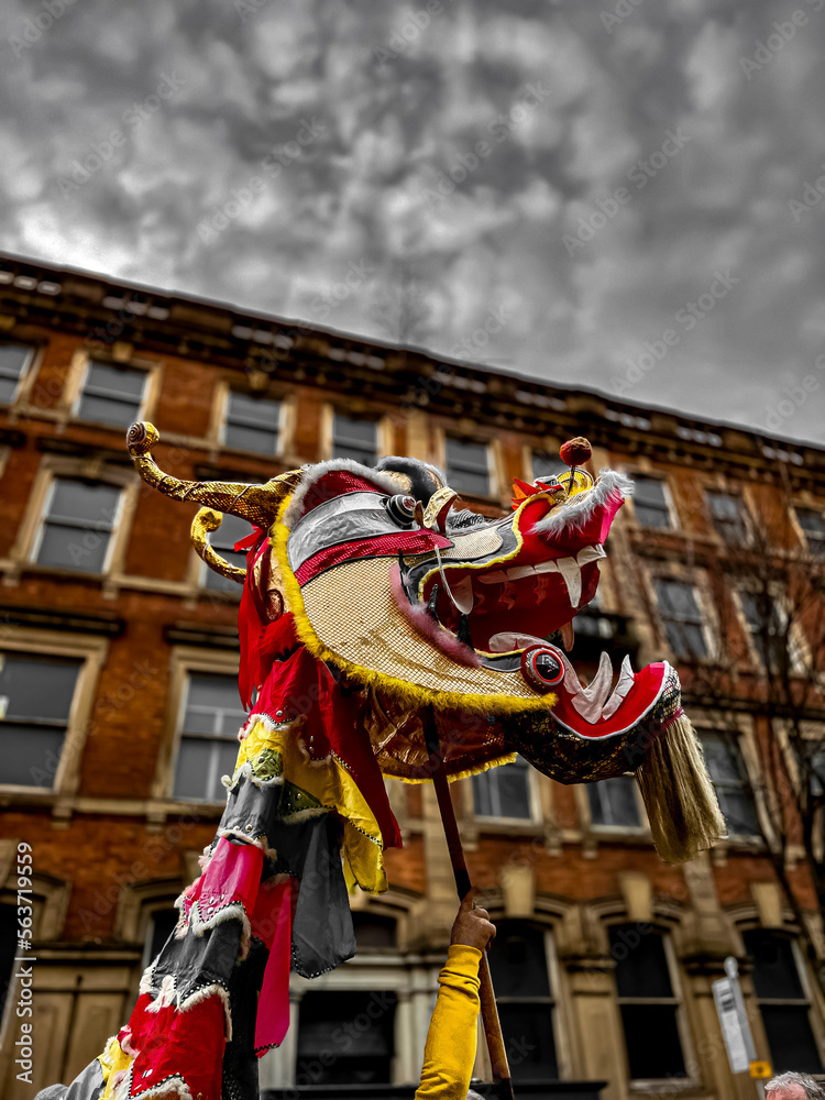 Dragon Head at Manchester Chinese New Year