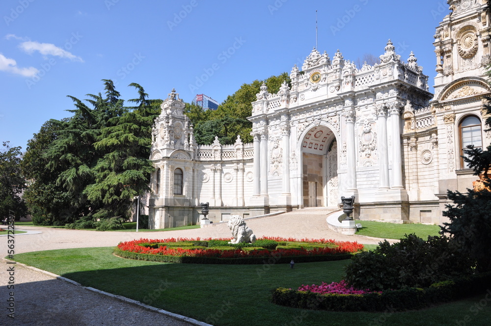 Dolmabahçe Palace is a historical structure of Istanbul Dolmabahçe Palace is a historical structure of Istanbul