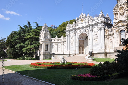 Canvas Print Dolmabahçe Palace is a historical structure of Istanbul