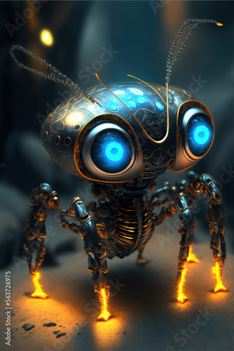 robot cyborg bug