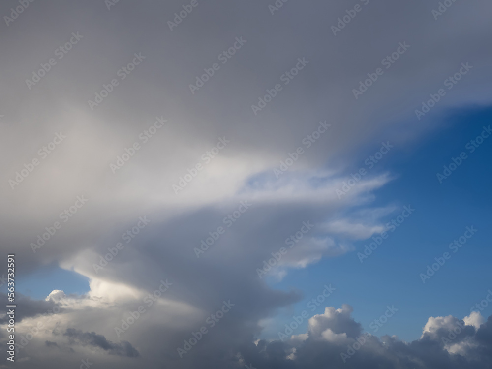 Beautiful cloudy sky background for design purpose.