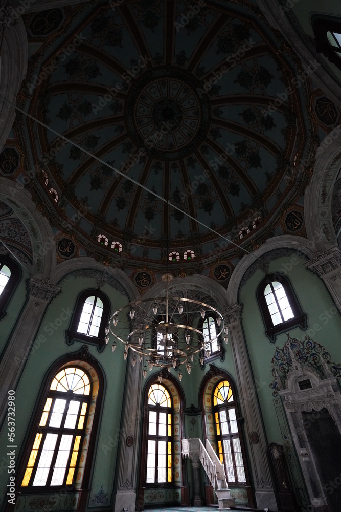 Salepçioğlu Mosque is a Mosque in İzmir, Turkey located next to Konak Square in the heart of the city. The mosque which was constructed in the year 1905, is named after its patron Salepçizade Hacı Ahm
