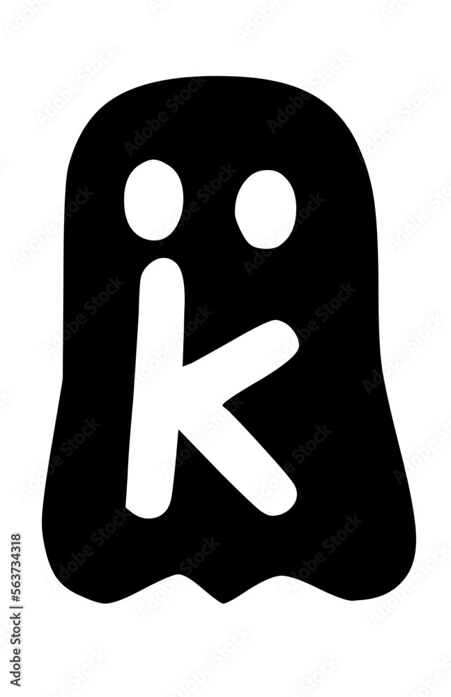 Spooky Cute Halloween Ghost K Spooky Cute Halloween Ghost K