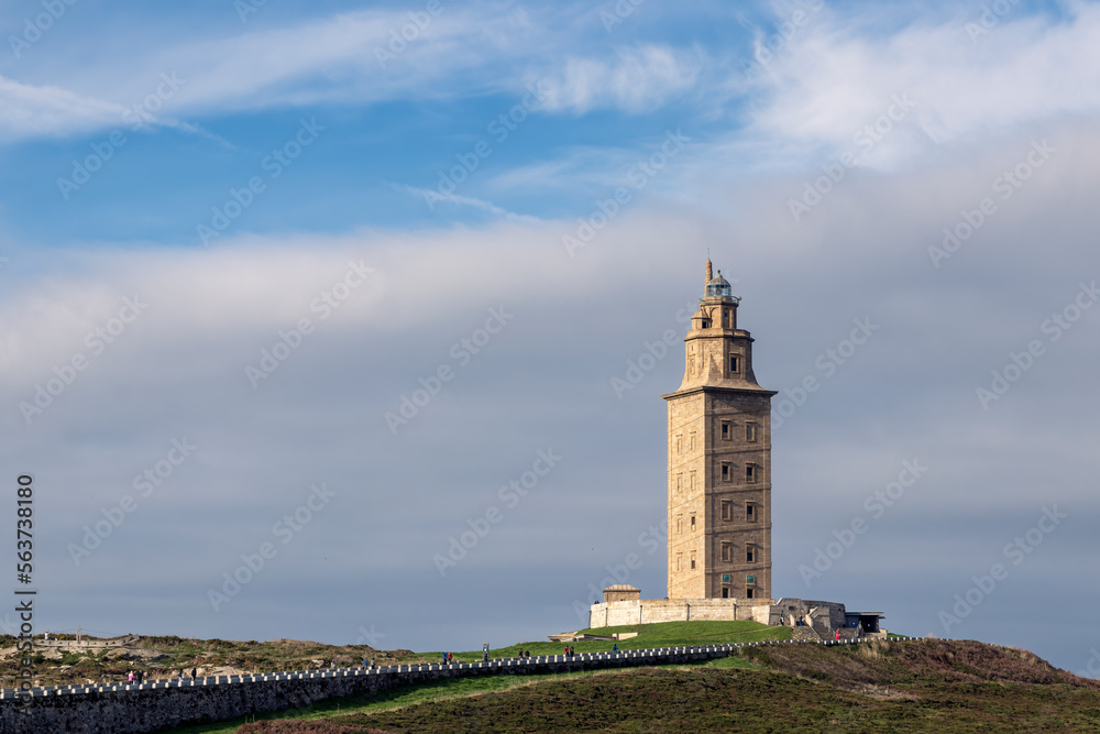 tower of hercules, the oldest roman lighthouse in the world in operation
