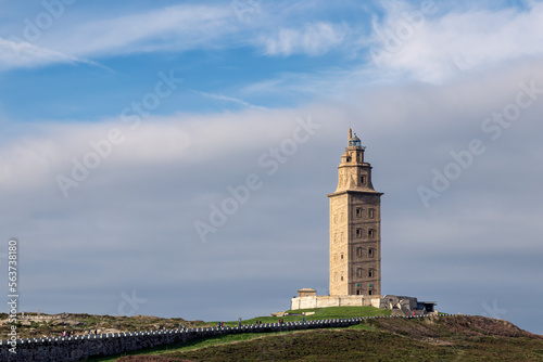 tower of hercules, the oldest roman lighthouse in the world in operation © larrui