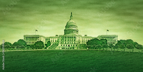 U.S. Capitol Building from the Fifty Dollar Bill