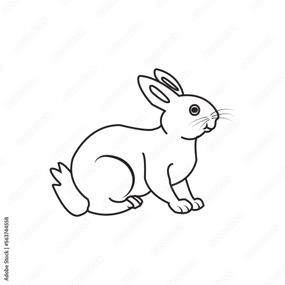 Obraz premium rabbit icon