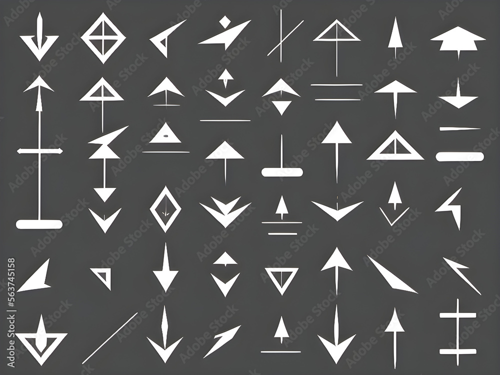 black and white arrows black and white arrows