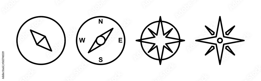 Compass icon vector for web and mobile app. arrow compass icon sign and symbol Compass icon vector for web and mobile app. arrow compass icon sign and symbol