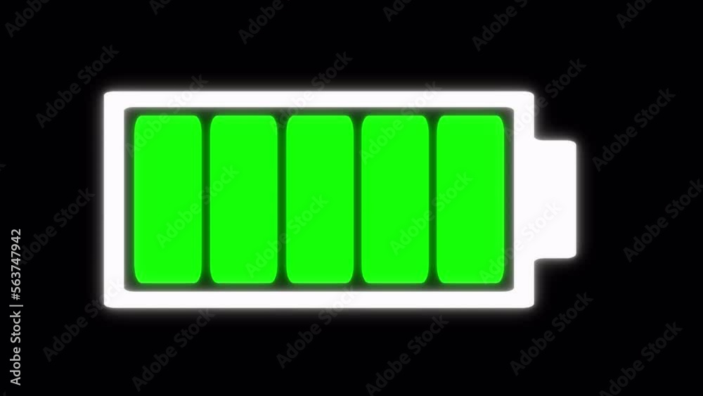 Battery charging icon on black background with alpha channel 3d render are being fully charged. Floating alkaline battery charge indicator icon, level battery energy Battery charging icon on black background with alpha channel 3d render are being fully charged. Floating alkaline battery charge indicator icon, level battery energy