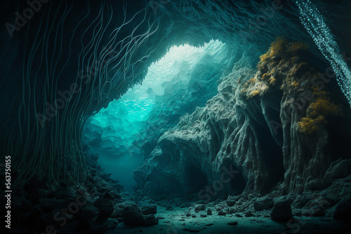 Underwater Caves © neuroART