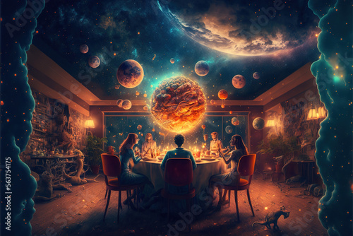 dinner in the universe 