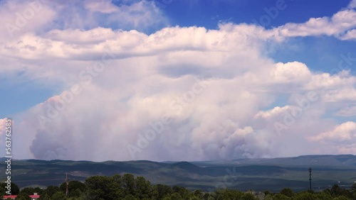 Calf Canyon Hermits Peak Fire in New Mexico 2022