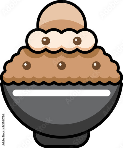 bingsu png graphic clipart design